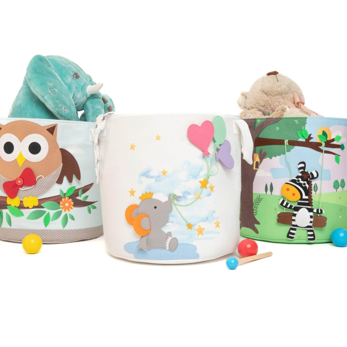 Zebra - storage box (round)