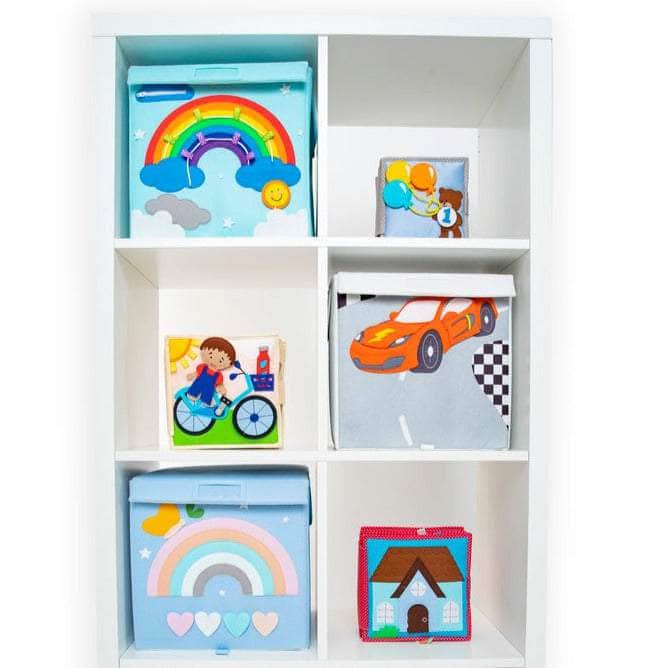 Racing car storage box (square)