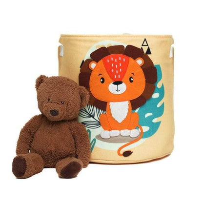 Lion - boîte de rangement (ronde)