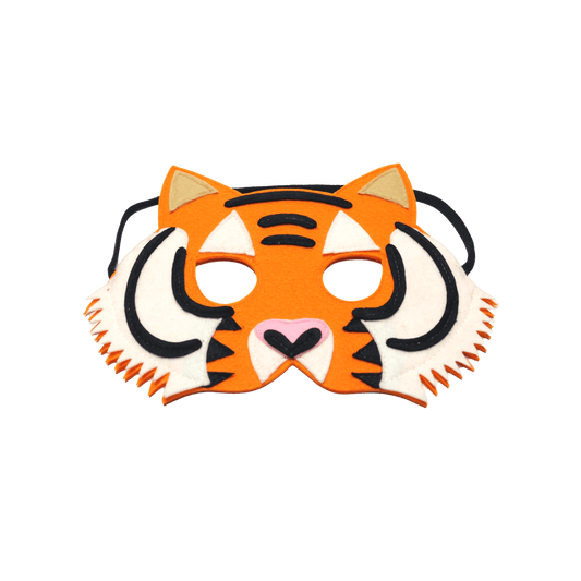 Tiger felt mask