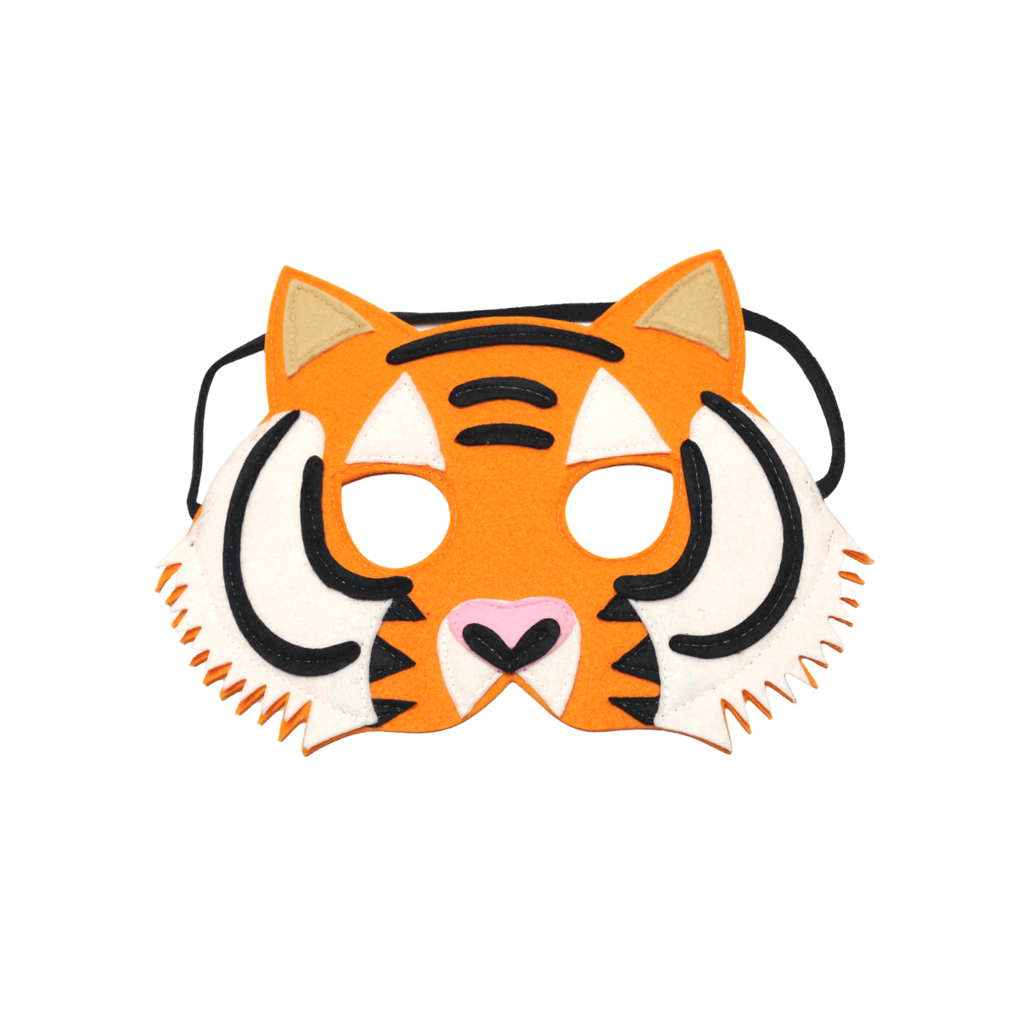 Tiger felt mask