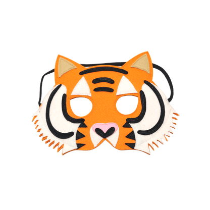 Tiger felt mask