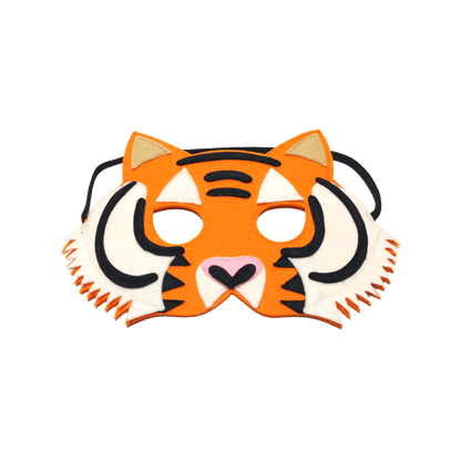 Tiger felt mask