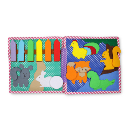 Colorful Caterpillar – 6 Page Quiet Book