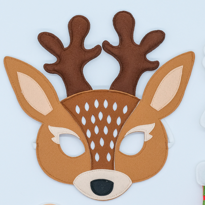 Reindeer felt mask