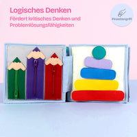 Magischer Vogel - 6 Seiten Mini Quiet Book