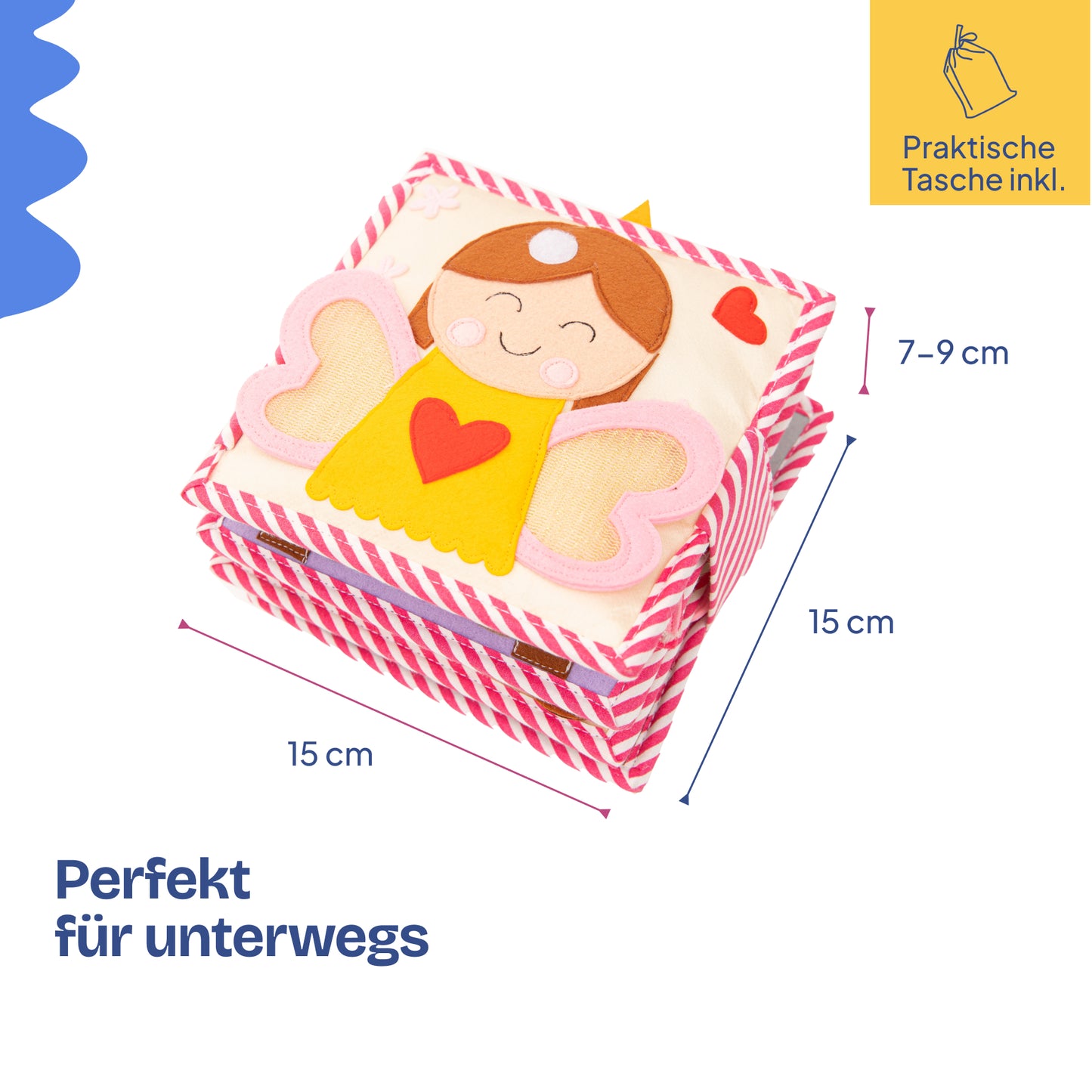 Kleine Prinzessin – 6 Seiten Mini Quiet Book