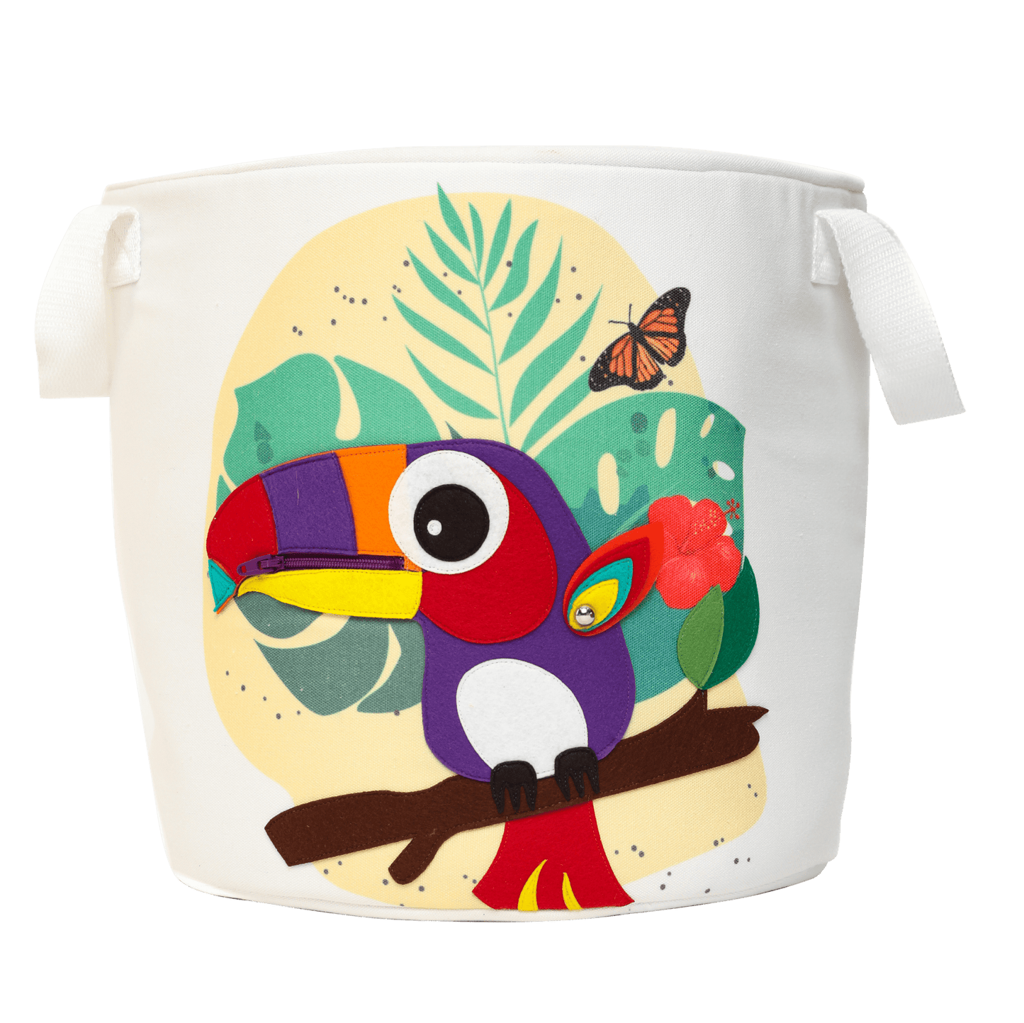 Toucan - boîte de rangement (ronde)