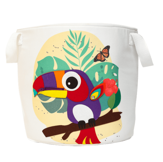 Toucan - boîte de rangement (ronde)