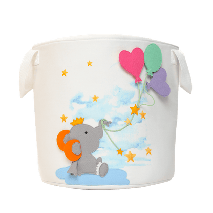 Elephant - storage box (round)