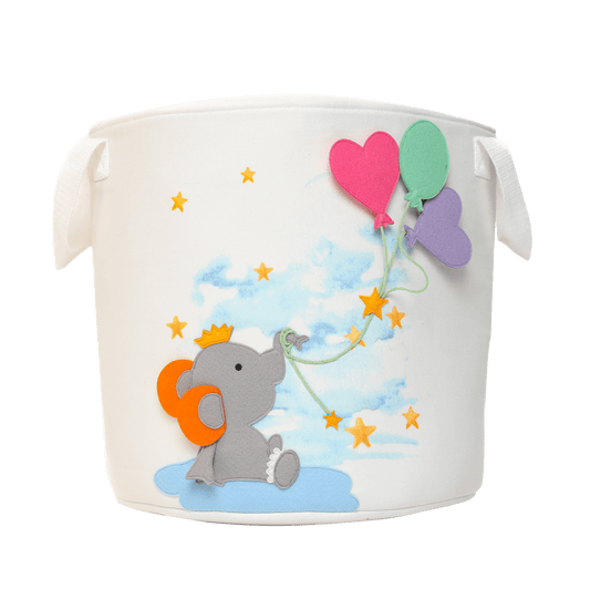 Elephant - storage box (round)