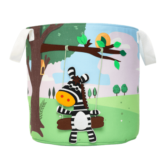 Zebra - storage box (round)