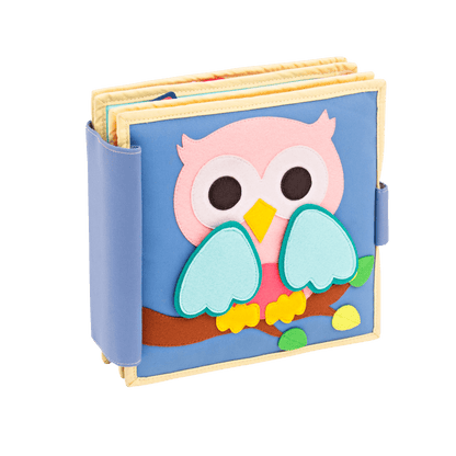 Pastell junge Eule – 6 Seiten Quiet Book