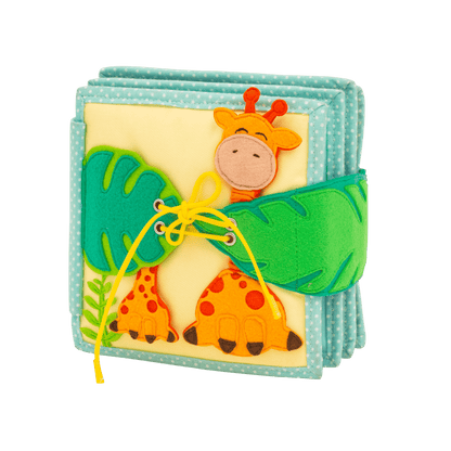 Jolly Jungle - 6 Seiten Mini Quiet Book