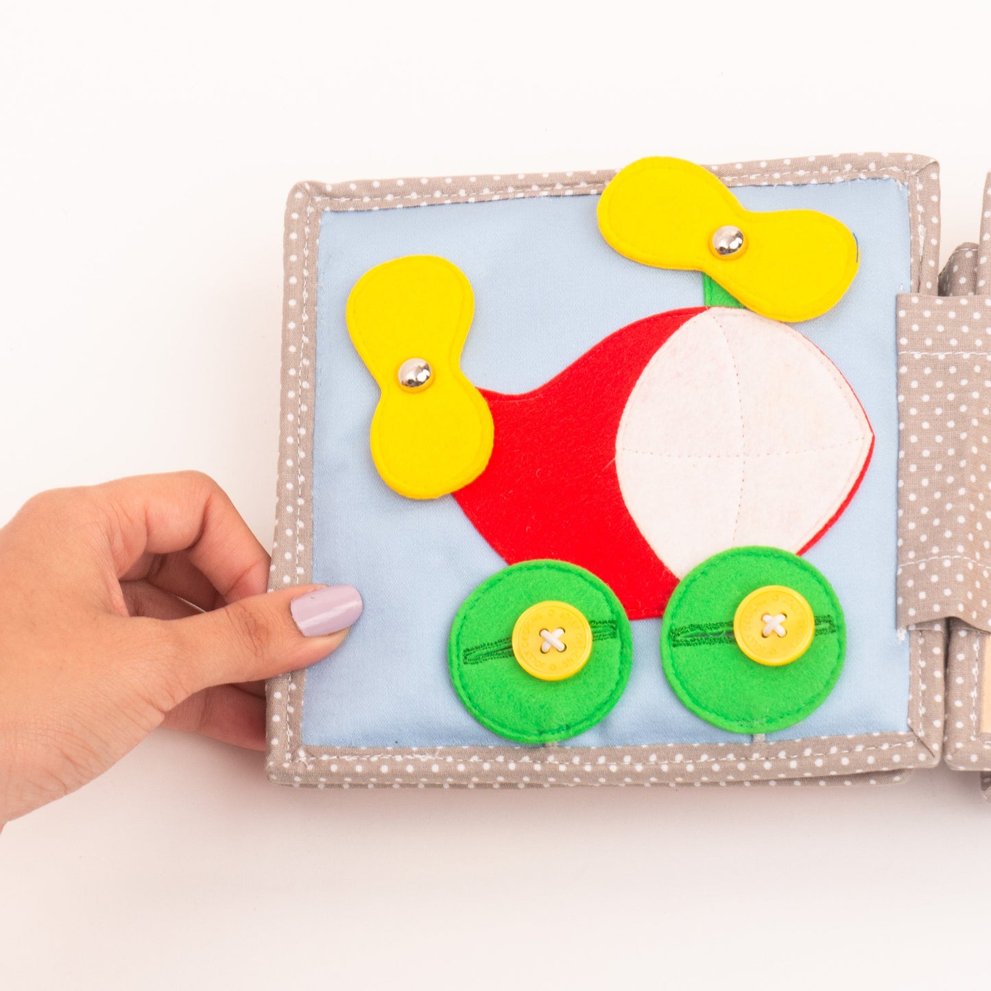 Peek-a-Boo – 6 Seiten Mini Quiet Book