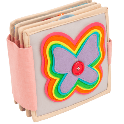 Der flatternde Schmetterling – 6 Seiten Mini Quiet Book