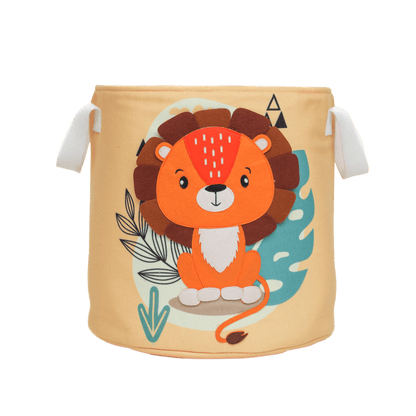 Lion - boîte de rangement (ronde)