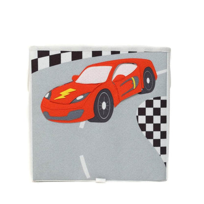 Boîte de rangement pour voiture de course (carrée)