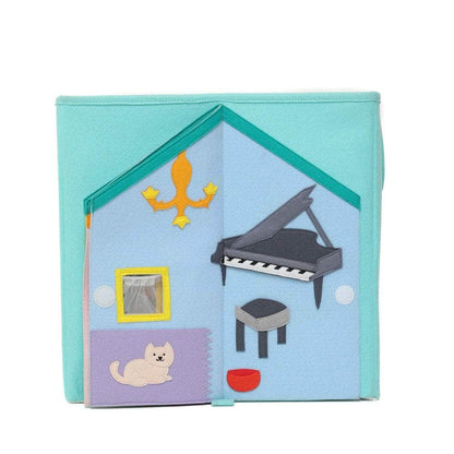 Boîte de rangement pour maison de poupée (carrée)