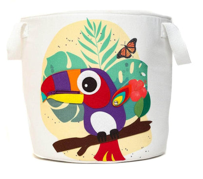 Toucan - boîte de rangement (ronde)