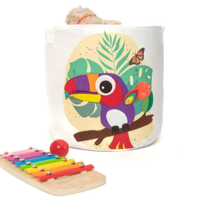 Toucan - boîte de rangement (ronde)