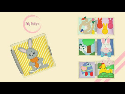 Funny Bunny - 6 Seiten Mini Quiet Book